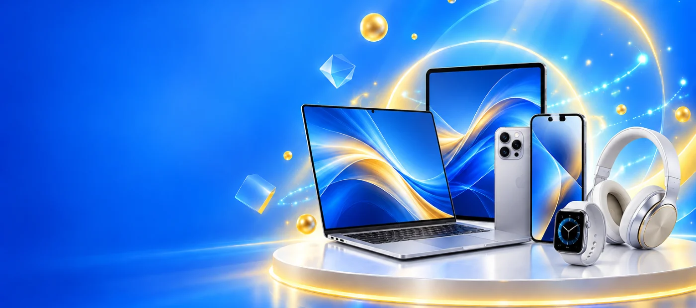 Laptop, điện thoại, thiết bị công nghệ