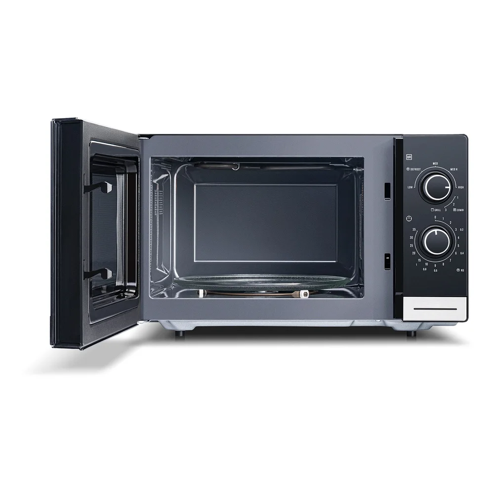 Lò vi sóng Electrolux EMM2318X 23 lít - cửa mở, khoang lò và đĩa xoay