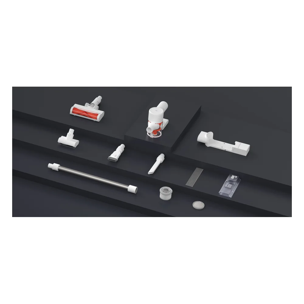 Máy hút bụi cầm tay không dây Xiaomi G10 - trọn bộ phụ kiện: đầu chổi, ống nối, đế sạc